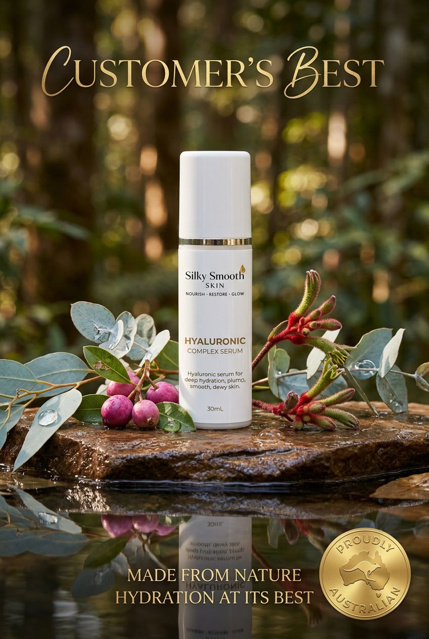 Silky Smooth Skin natural skincare product showcase