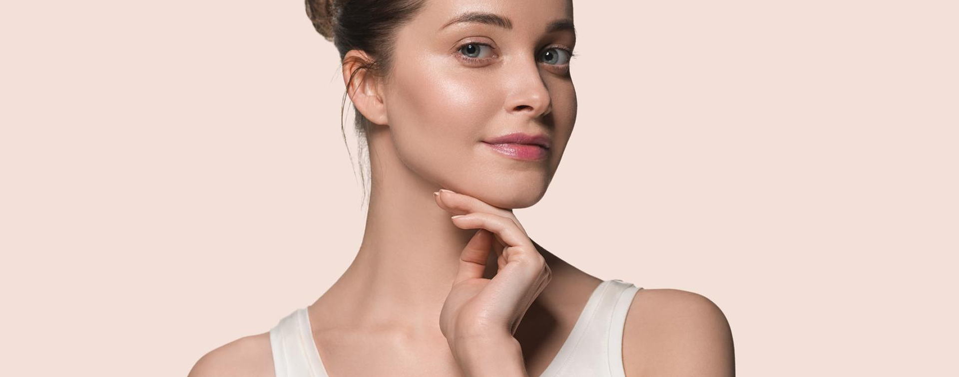 Close-up of radiant, glowing skin highlighting the Silky Smooth Skin natural beauty philosophy